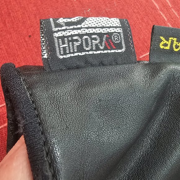 Motorcycle Mens Kevlar Gloves Genuine Leather "Bikers Club" Brand EUC Thinsulate - Picture 9 of 16